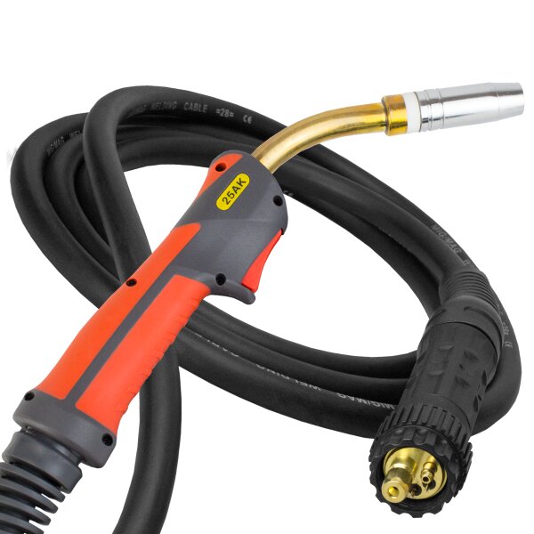 STAHLWERK MIG MAG welding torch AK25/MB25 with 5 meter hose package / torch for MIG MAG welding equipment