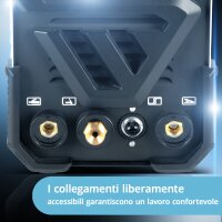 STAHLWERK Saldatrice  DC TIG 200 ST IGBT / Saldatrice combinata 2 in 1 con MMA / Funzione di saldatura a mano libera / Saldatrice TIG combinata