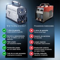 STAHLWERK Soldadora  DC TIG 200 ST IGBT / Soldadora combinada 2 en 1 con MMA / Funci&oacute;n de soldadura a mano / Soldadora combinada TIG