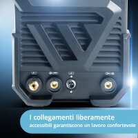 STAHLWERK Saldatrice AC/DC TIG 200 ST IGBT / Saldatrice combinata / Unit&agrave; di saldatura combinata con 200 A TIG e MMA, adatta per alluminio