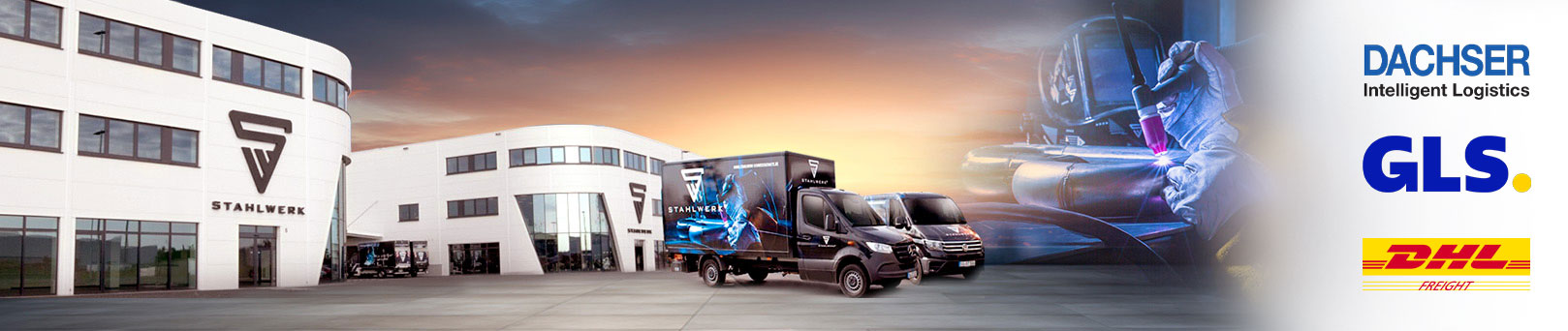 STAHLWERK Envío – Rápido y fiable con GLS, Dachser y DHL Freight