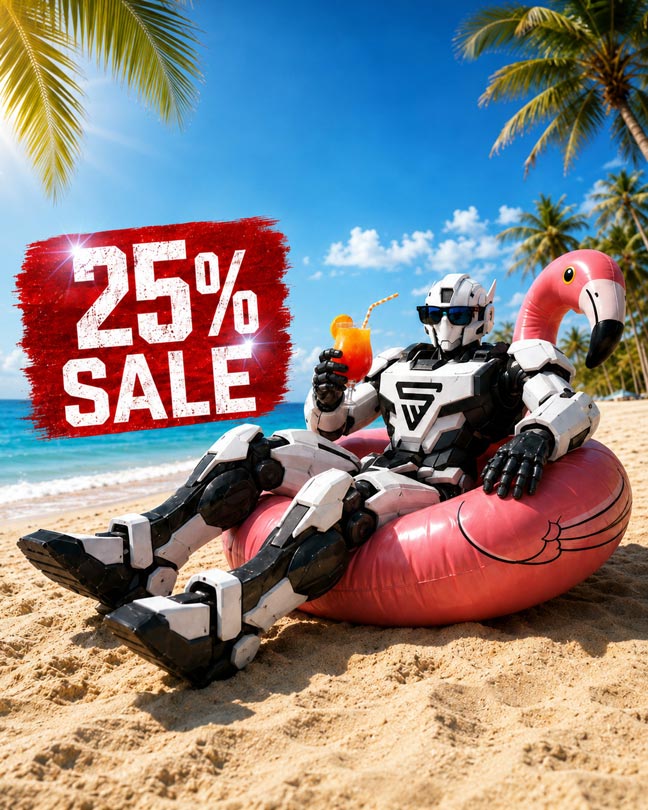 Summer Special: 25 Prozent Rabatt auf alles