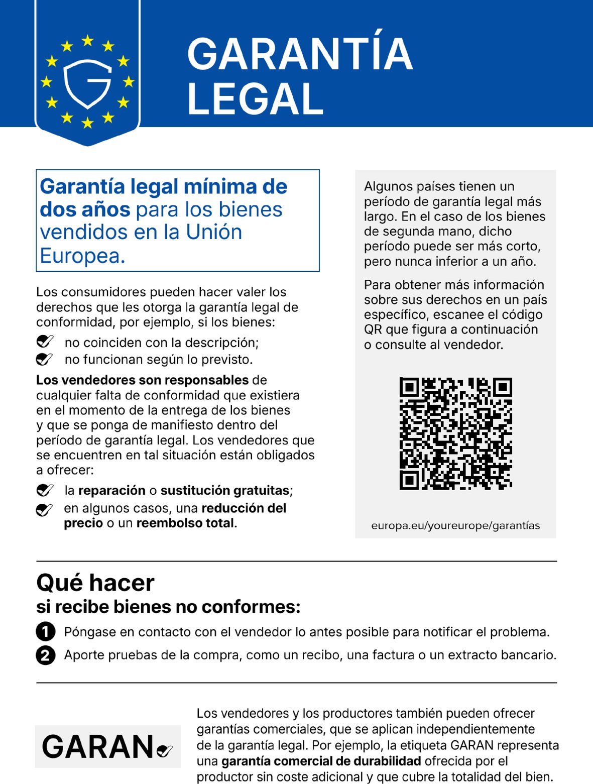 Garantía legal