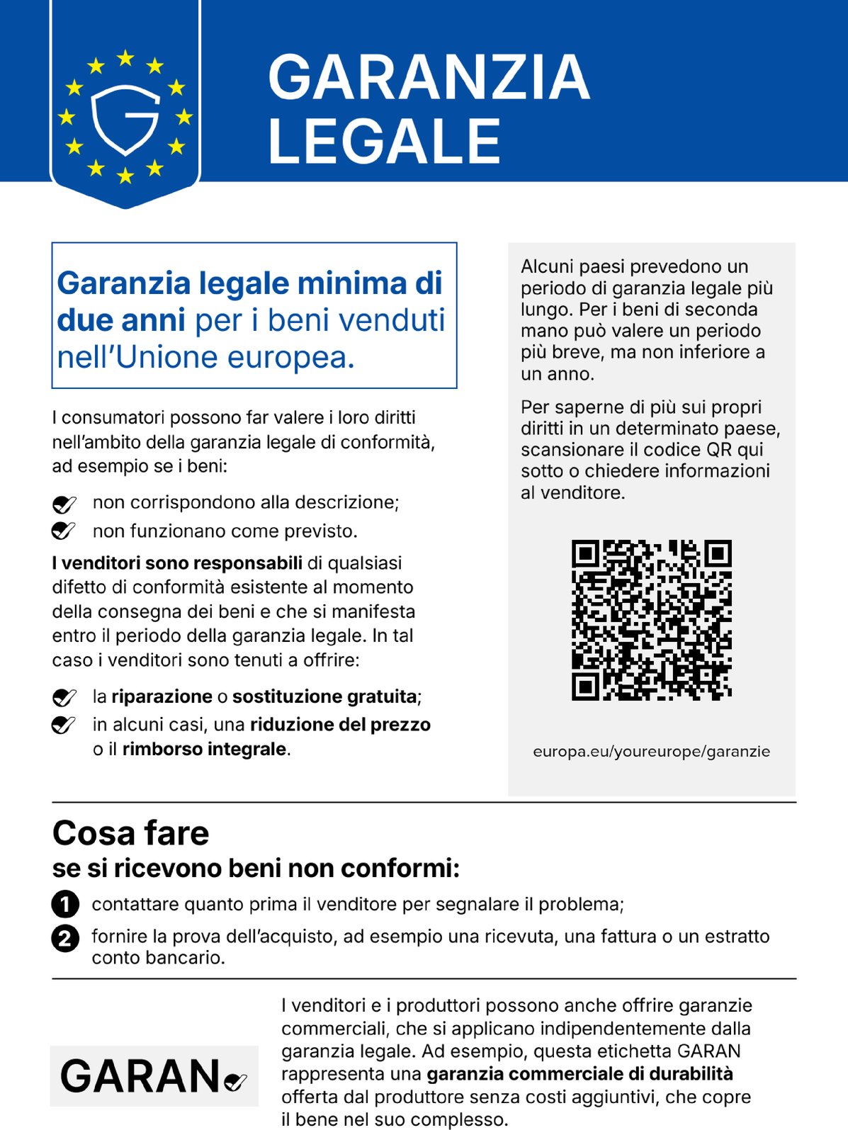 Garanzia legale